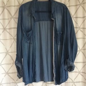 Maurices Chambray/Denim Shirt